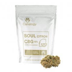 Canalogy CBG Hanf Blume Soul Citron 16%, 1 g - 100 g