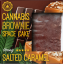 Cannabis Salted Carmel Brownie Deluxe -pakkaus (vahva sativa-maku) - laatikko (24 pakkausta)