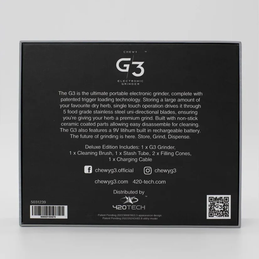 Molinillo Chewy G3 Edición Deluxe