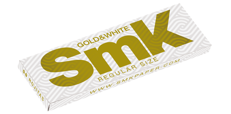 Cartine SMK White & Gold, 50 pz