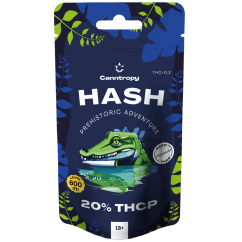 Canntropy THCP Hash aizvēsturisks piedzīvojums, 20% THCP, 1 g - 100 g