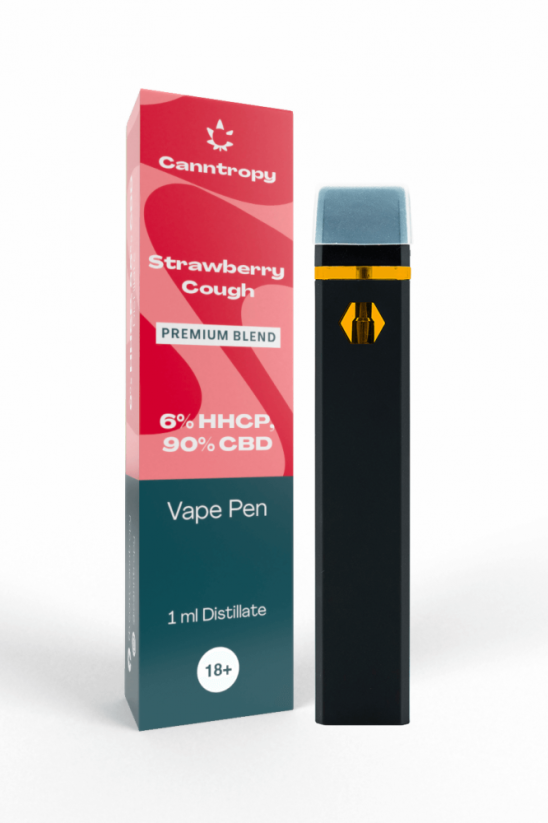 Canntropy Суміш Vape Pen Strawberry Cough, HHC-P 6 %, CBD 90 %, 1 мл