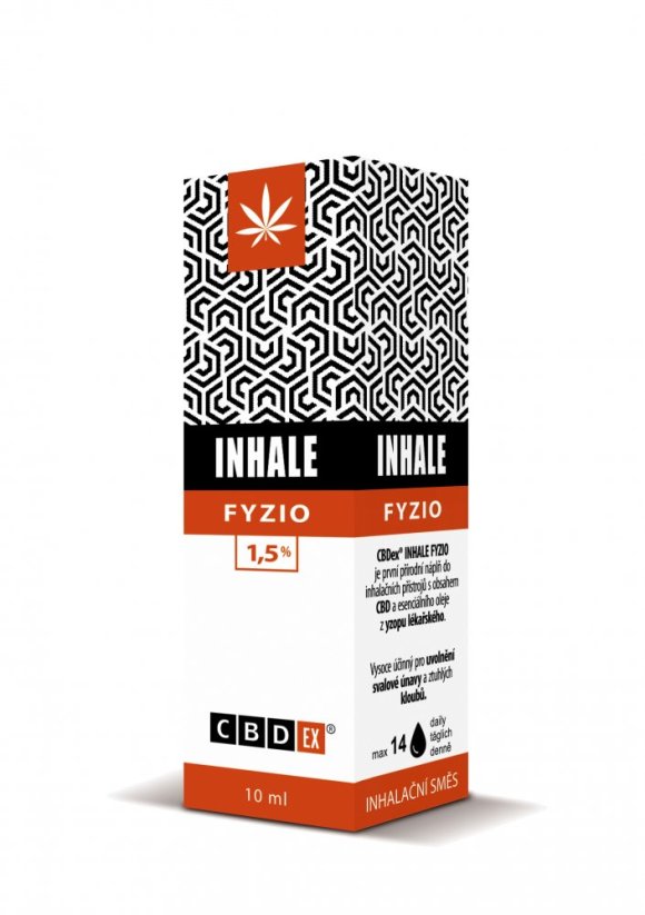 CBDex Inhale FYZIO CBD 1,5 %, 150 mg, (10 ml)