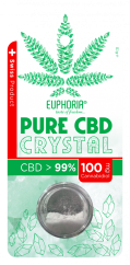 Euphoria ピュア CBD クリスタル - 99 % (100mg)、0.1 g