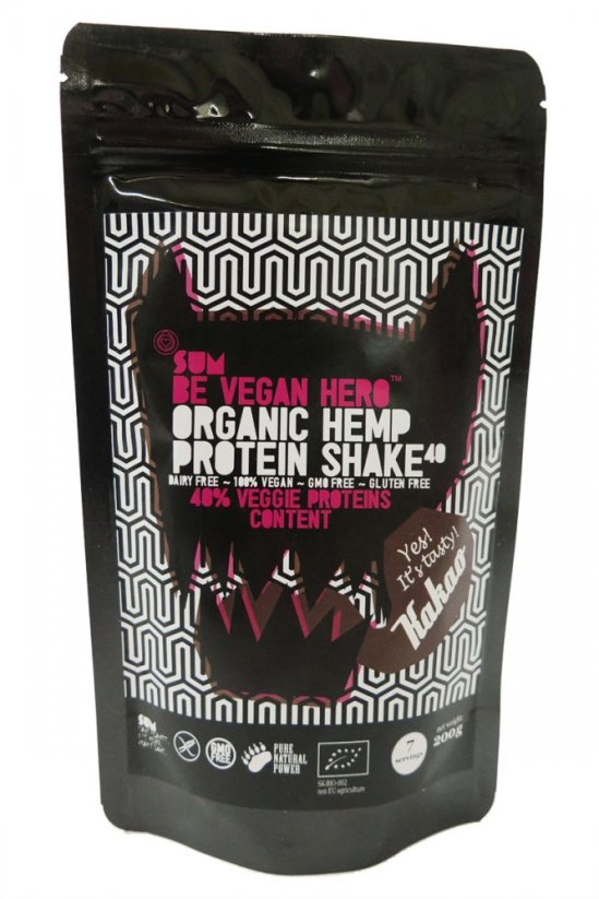 SUM Proteinski shake od konoplje Be Vegan Hero kakao 500 g