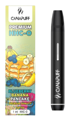CanaPuff Blueberry Banana Pancake 96 % HHC-O - Jednorázové vaporizačné pero, 1 ml