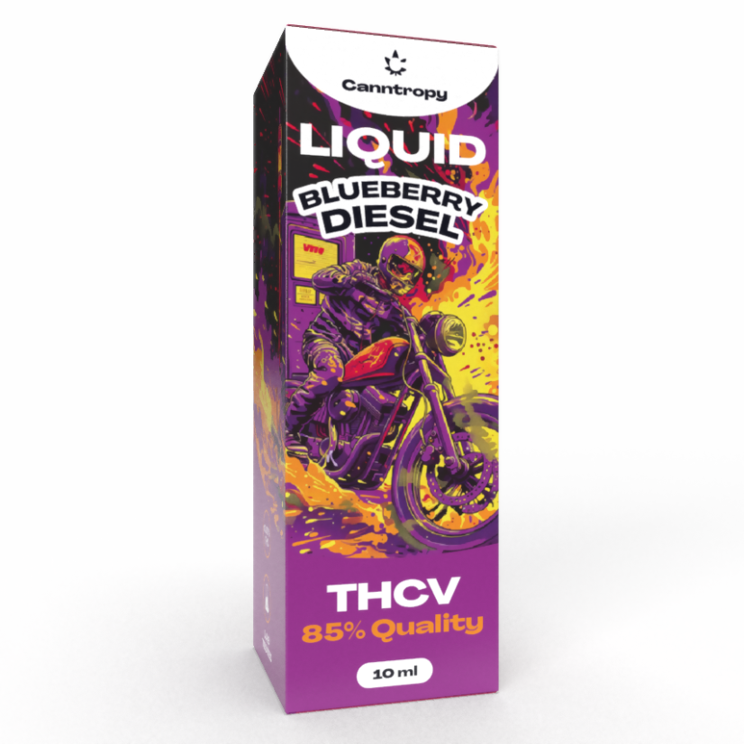 Canntropy THCV Liquid Blueberry Diesel, THCV 85% ποιότητας, 10 ml