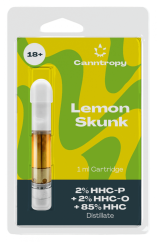 Canntropy Zmesová kazeta HHC Citrónový skunk, 2 % HHC-P, 2 % HHC-O, 85 % HHC, 1 ml