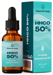 Canntropy HHC-O Premium kanabinoīdu eļļa - 50 % HHC-O, 500 mg/ml, 10 ml