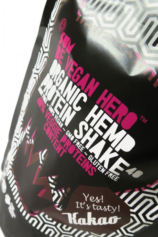 SUM Hanf-Protein-Shake Be Vegan Hero Kakao, (500 g)