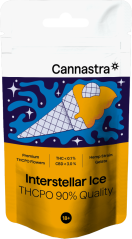 Cannastra THCPO Flower Interstellar Ice, THCPO 90% laatu, 1g - 100g