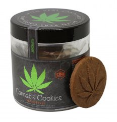 Euphoria Cannabis cookies hash med kakao og CBD, 110 g