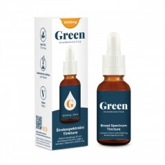 Green Pharmaceutics Tintura de amplio espectro, 10%, 3000 mg CBD, 30 ml