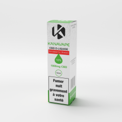 Kanavape Strawberry Diesel liquide, 10 %, 1000 mg CBD, 10 ml