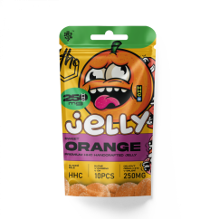 Tjeckisk CBD HHC Jelly Orange 250 mg, 10 st x 25 mg