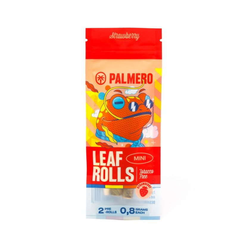 Palmero Mini Jahoda, 2x palm leaf wraps, 0.8g