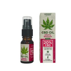 Euphoria CBD oil spray with cherry aroma, 20%, 2000 mg CBD, 10 ml