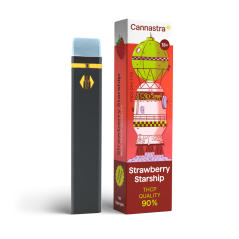Cannastra THCP Vape Pen Strawberry Starship, THCP 90% kvalitāte, 1 ml