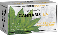 Tè verde alla cannabis White Widow (scatola da 20 bustine di tè)