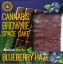 Cannabis Blueberry Haze Brownie Deluxe-Packung (mittlerer Sativa-Geschmack) – Karton (24 Packungen)