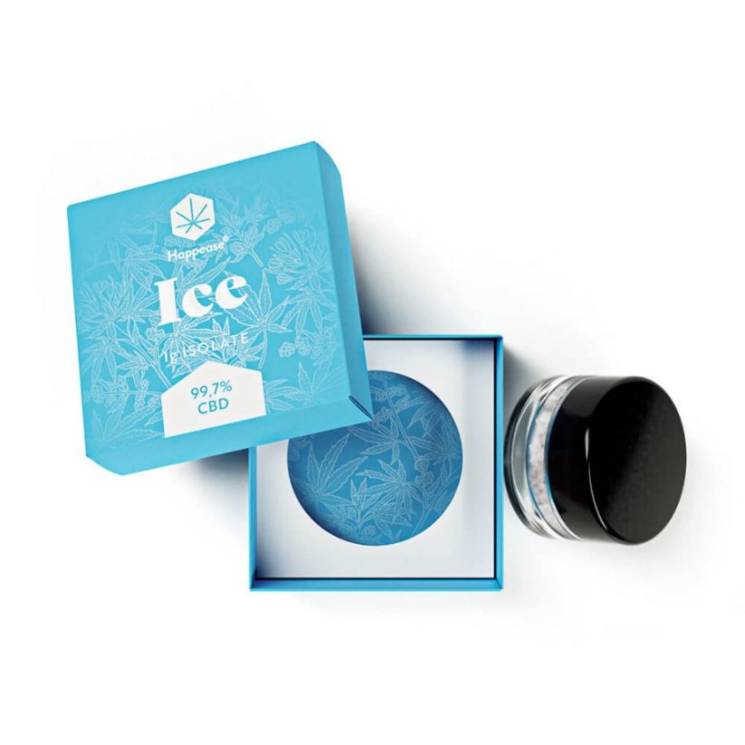 Happease - Extrakt Ice Terpenes Izolát, 99.7% CBD, 1 g