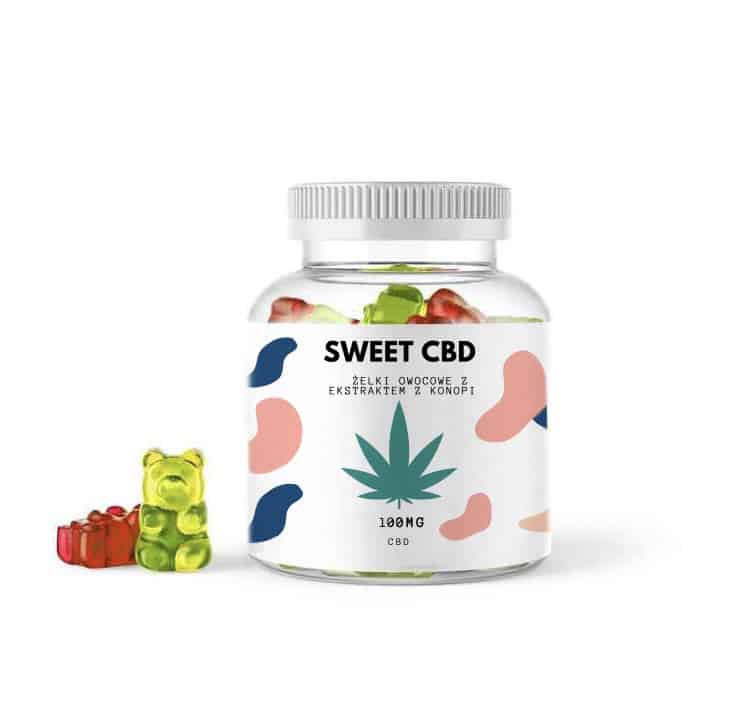 Sweet CBD Ούλες, Κεράσι, Ακτινίδια, Ανανάς, φράουλα, 100 mg CBD, 20 τεμ Χ 5 mg, 60 σολ