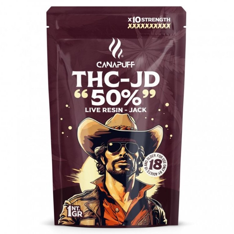 CanaPuff THCJD Fjuri Jack 50 % THCJD, 1 g - 5 g