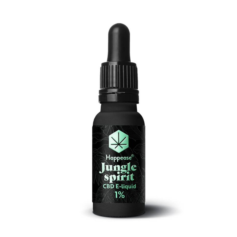 Happease CBD Liquid Jungle Spirit, 1% CBD, 100 mg, (10 ml)