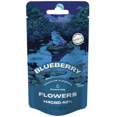 Canntropy H4CBD Bunga Blueberry 40 %, 1 g - 100 g