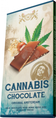 Bob Marley Cannabis & Hazelnuts Milk Chocolate - Картонена кутия (15 блокчета)