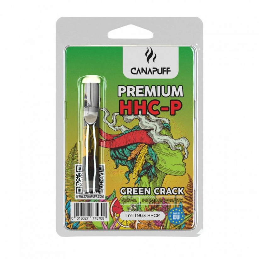 CanaPuff Cartucho HHCP - GREEN CRACK - HHCP 96%, 1 ml