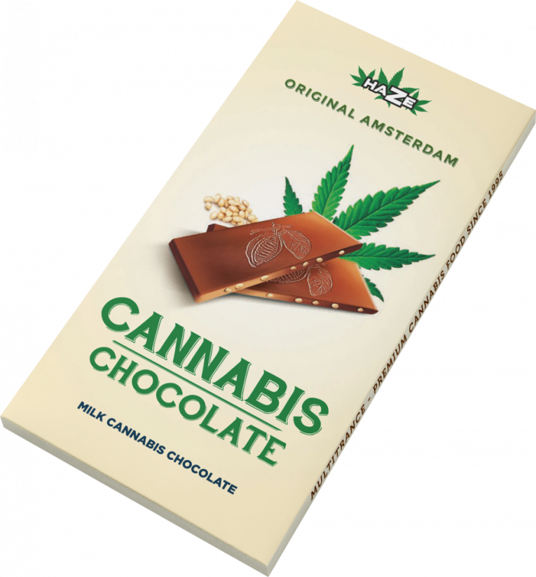 HaZe Cannabis Milk Chocolate - Carton (15 bars)