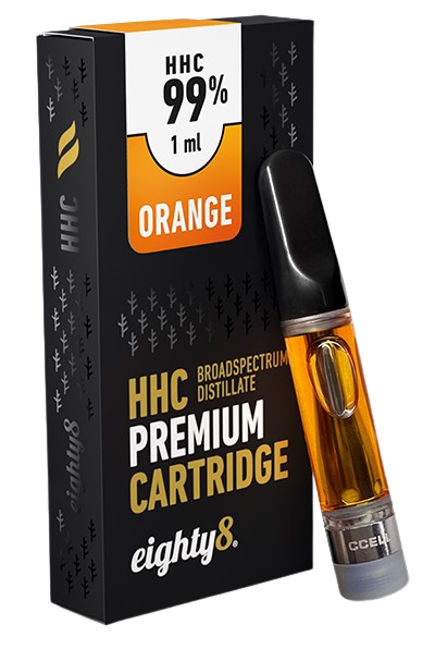 Eighty8 HHC kazeta oranžová - 99 % HHC, 1 ml