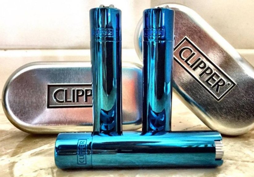 Clipper Metal Azul Profundo