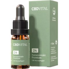 CBD Vital Natural Premium CBD Oil Extract, 24% CBD, 10 ml