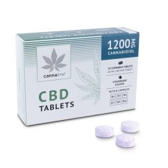 Cannaline CBD Tablety s B-komplexem, 1200 mg CBD, 20 x 60 mg