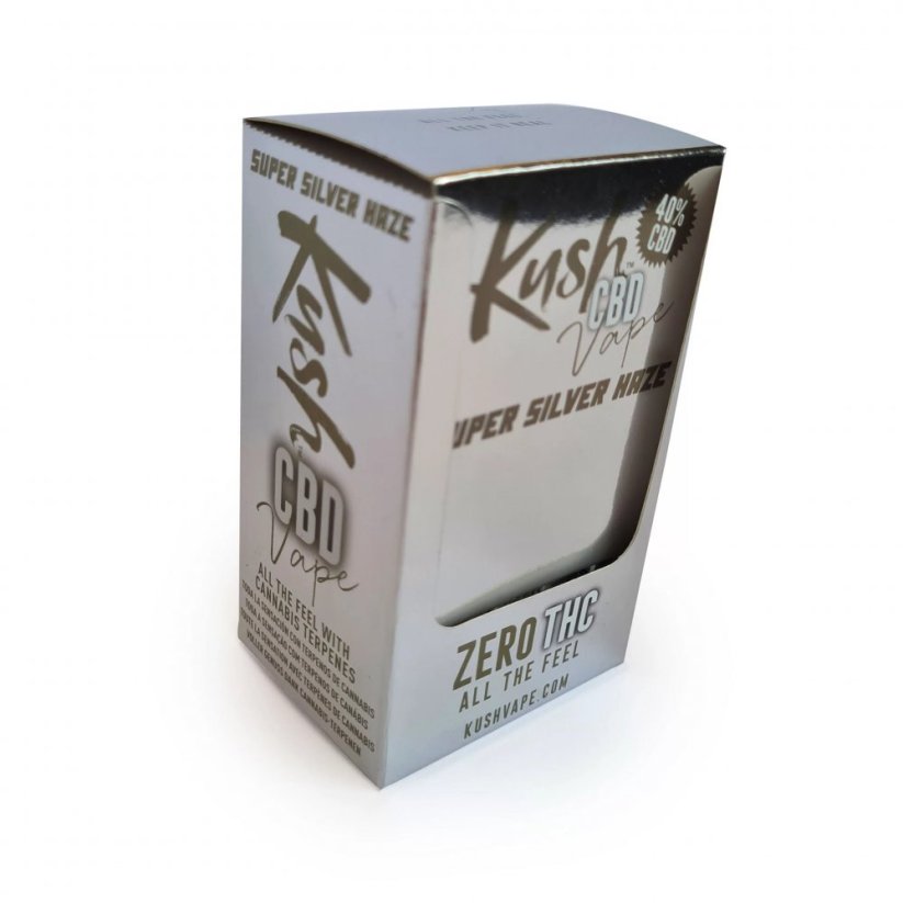 Kush Vape CBD Stift Vaporize, Super Silver Haze, 200 mg CBD, (0.5 ml)