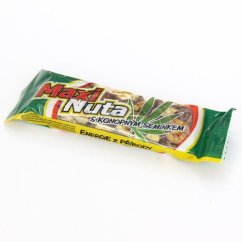 Maxi Nuta Ořechová tyčinka s konopným semínkem 35g