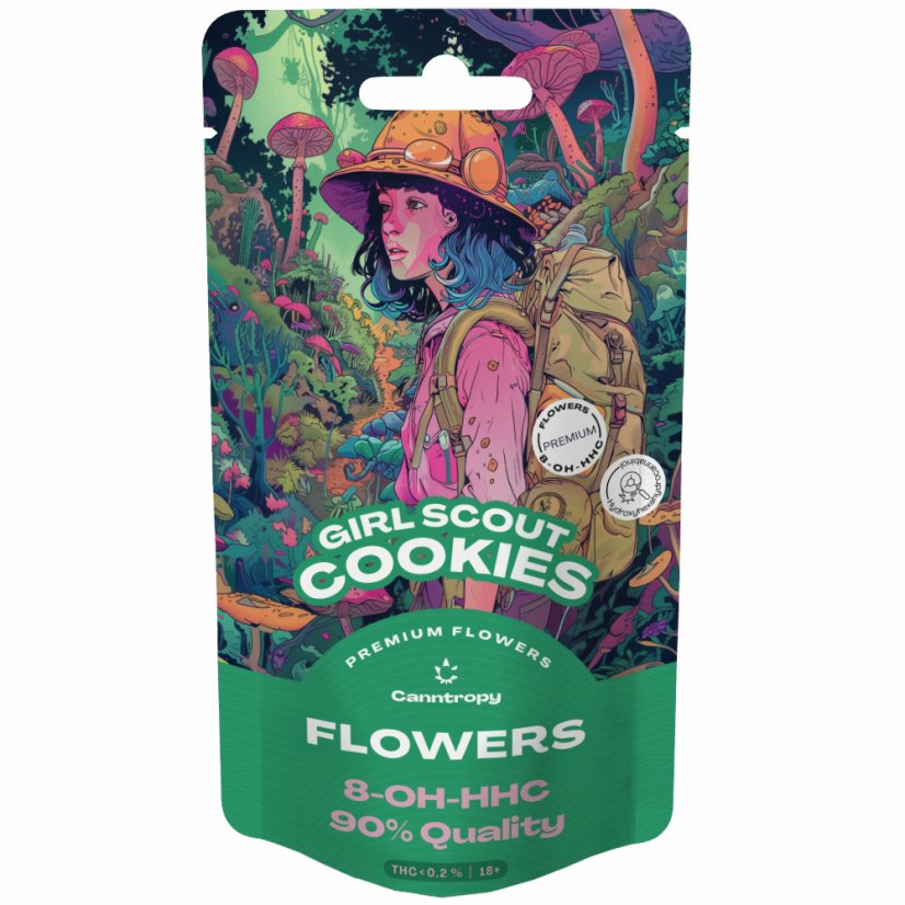 Canntropy 8-OH-HHC Flower Girl Scout Cookies, 8-OH-HHC 90% kwalità, 1 g - 100 g