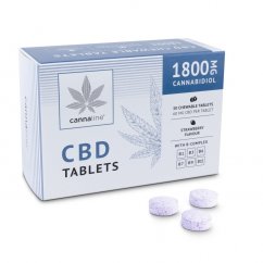 Cannaline CBD tablete s Bcomplexom, 1800 mg CBD, 30 x 60 mg
