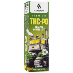 CanaPuff Lemon Diesel Lift vienkartinis Vape Pen, 79 % THCPO, 1 ml