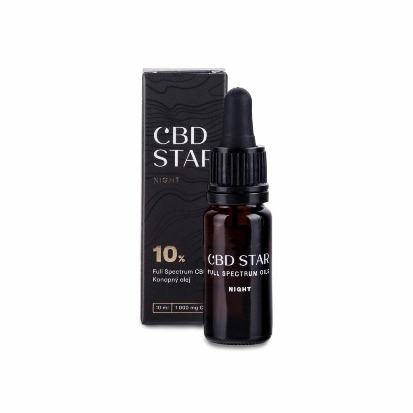 CBD Star Konopny CBD olejek NIGHT 10%, 10 ml, 1000 mg