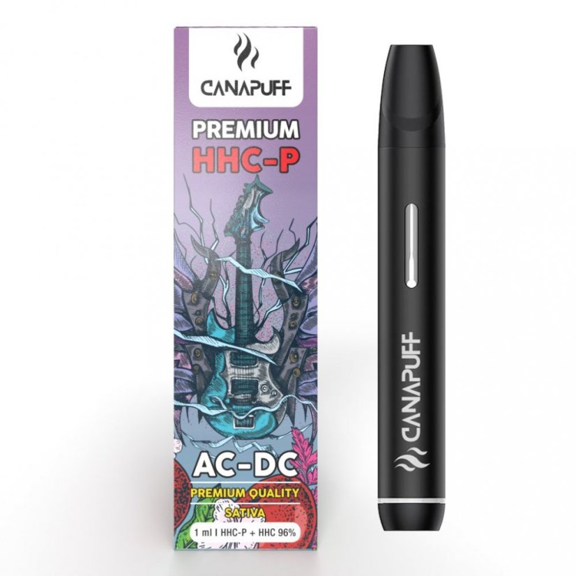 CanaPuff AC-DC 96 % HHCP - Jednokratna vape olovka, 1 ml