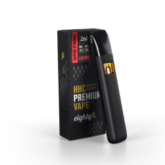 Eighty8 Superstrong HHC Vape Cereza, 89 % HHC, 10 % THCP, CCELL, 2 ml