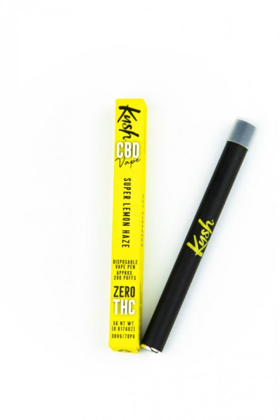 Kush Vape CBD Vaporizační pero, Super Lemon Haze, 200 mg CBD