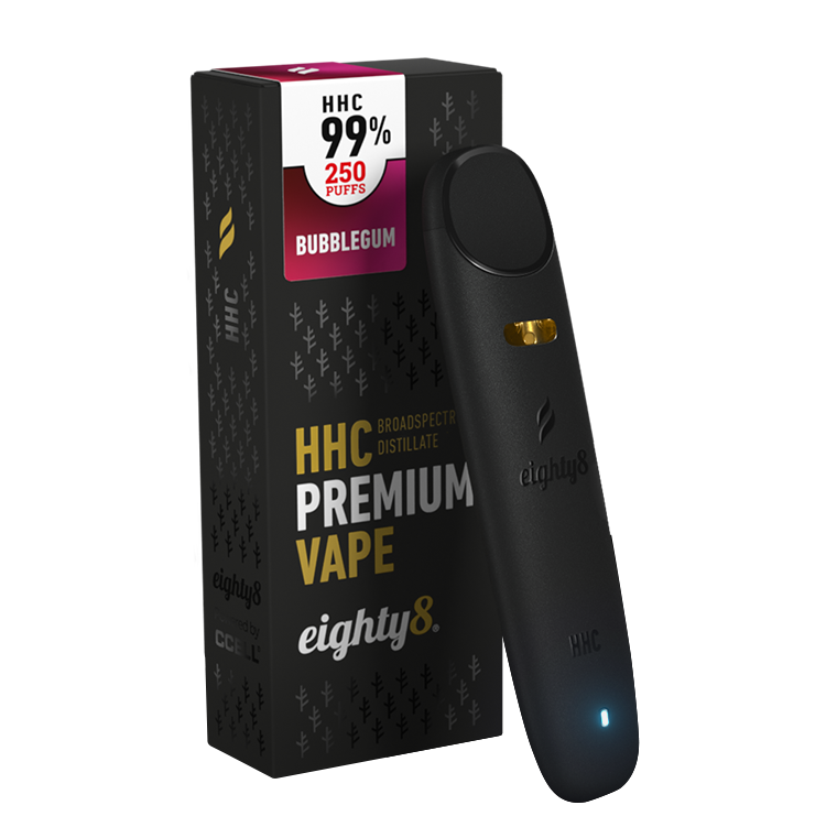 Eighty8 HHC Vape Tuggummi, 99 % HHC, 0,5 ml