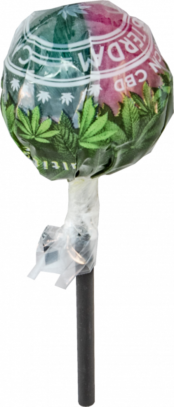 Cannabis Bubble Gum Lollies – Displaykartong (70 Lollies)