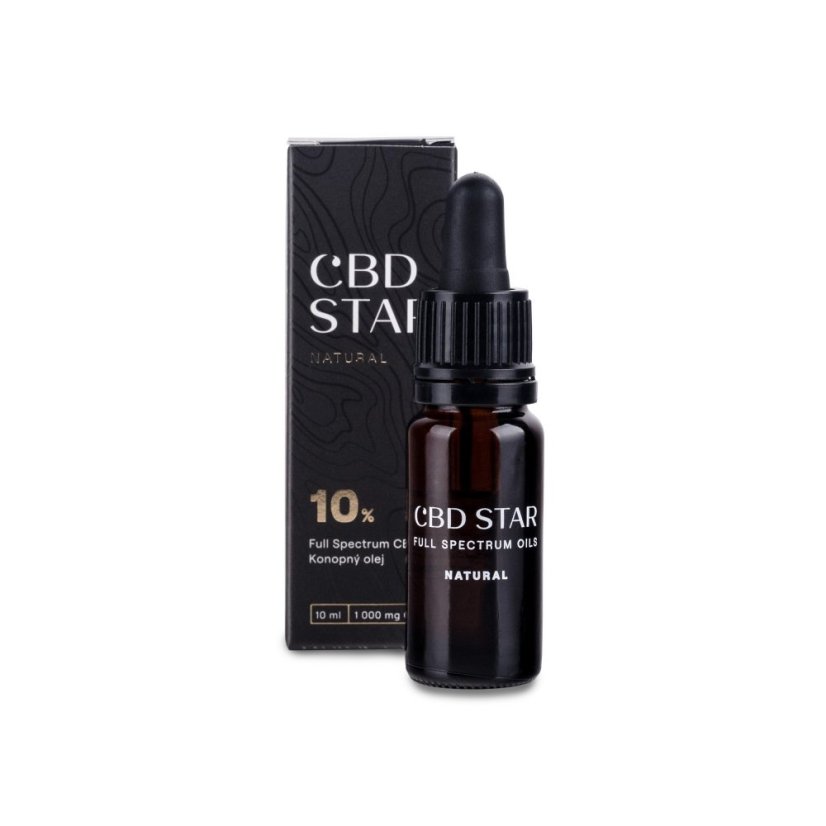 CBD Star Konopljino CBD olje NARAVNO 10%, 10 ml, 1000 mg