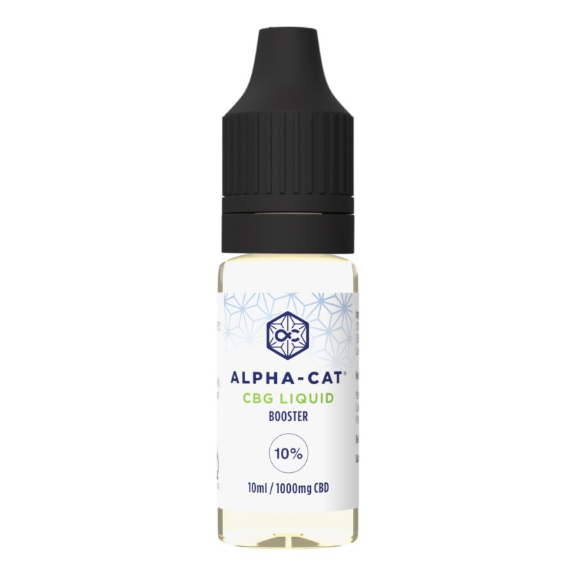 Alpha-CAT Nestemäinen CBG Tehoste 10%, 1000mg, 10 ml