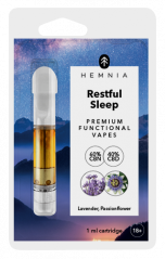 Hemnia Cartridge Restful Sleep - 40 % CBD, 60 % CBN, lavandă, floarea pasiunii, 1 ml